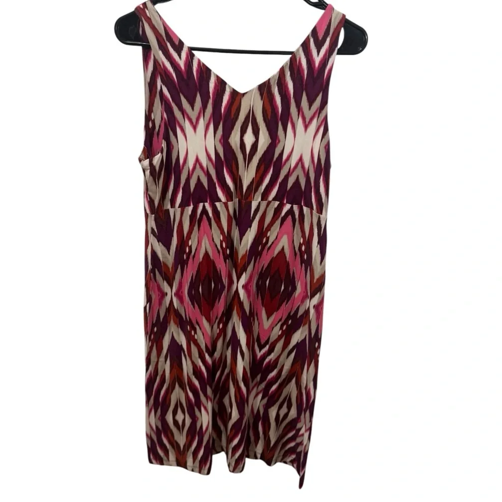 Athleta Santorini Ikat Summer Athleisure Dress Size Medium - Picture 3 of 5